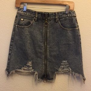 Denim skirt
